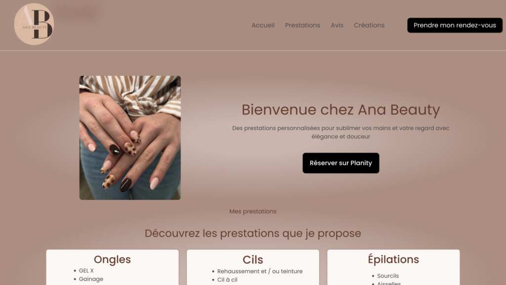 Projet de création de site professionnel WordPress